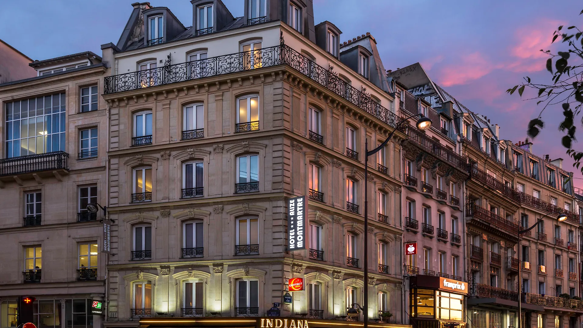 Contact Hotel Alize Montmartre Paris